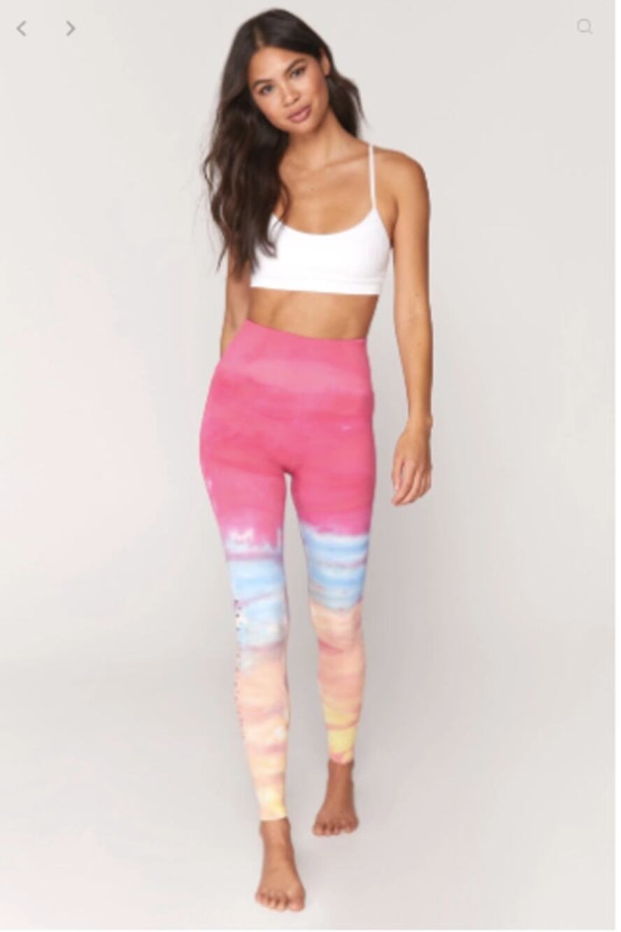 SPRITUAL GANGSTER Self Love Tie Dye Active Leggings // XS-S